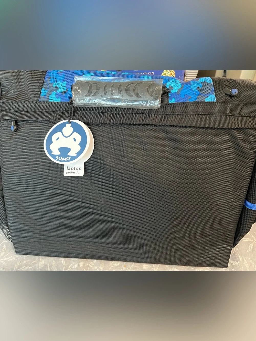 Sumo Black & Blue Messenger Bag by Sumo